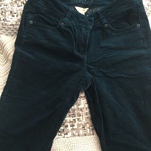 Monsoon velvet pants size 4 US in Blue teal